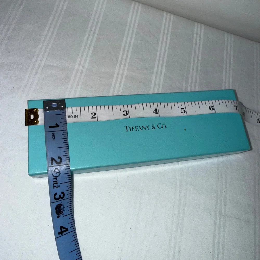 Tiffany & Co Blue Jewelry Gift Box Rectangular 7x2.25‎ Replacement Storage Box
